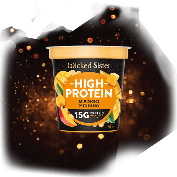 High Protein Mango Pudding 