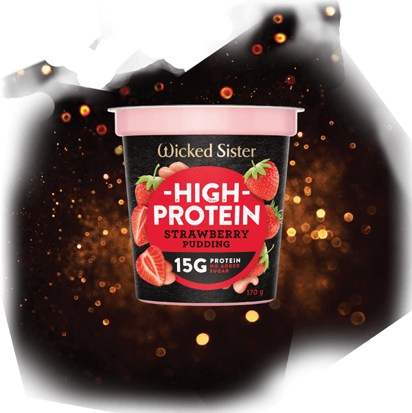 High Protein Strawberry Pudding